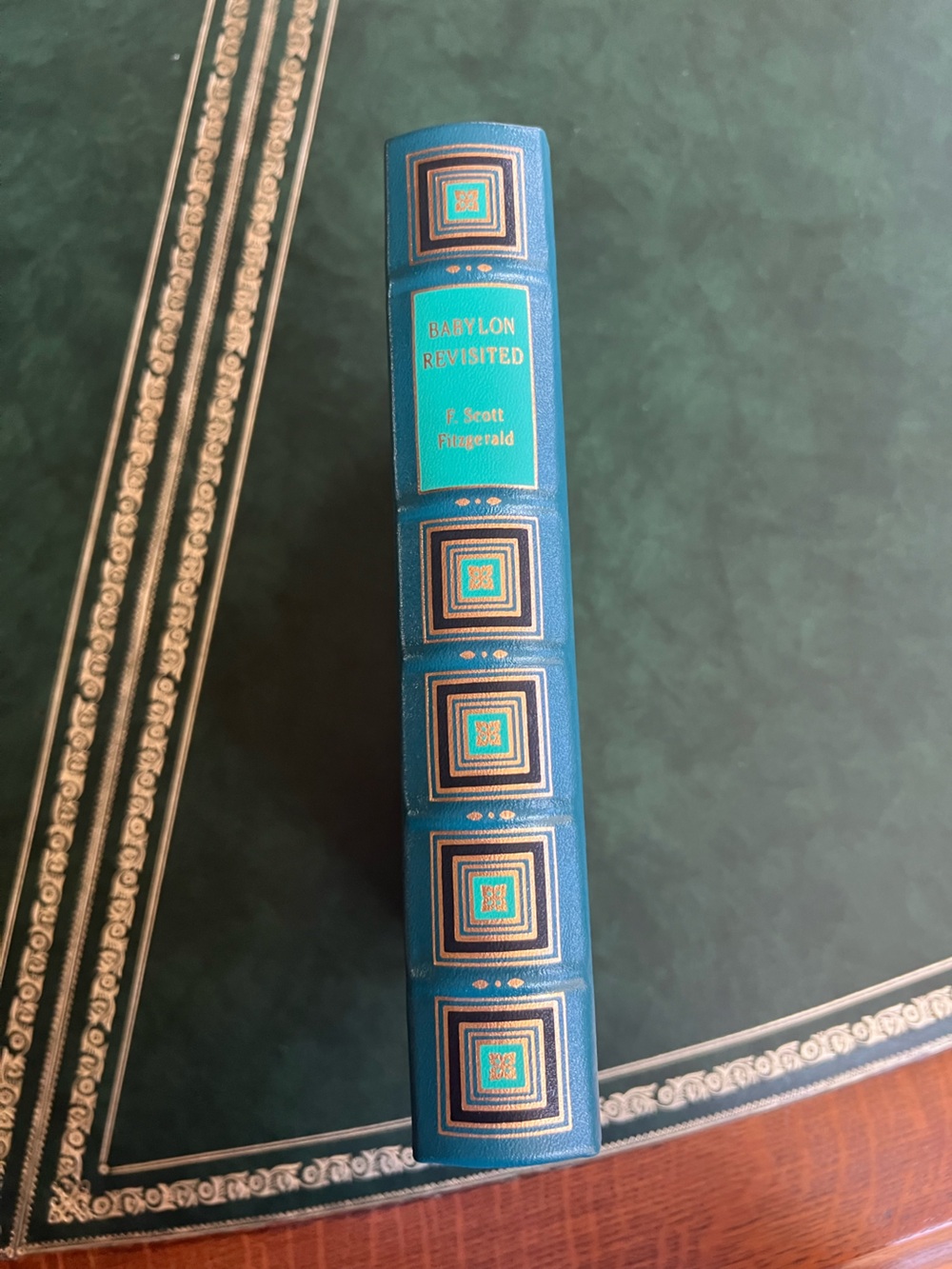 NWOT Collectible Leather Book Babylon Revisited by F. Scott Fitzgerald